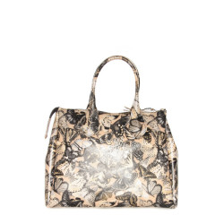 Bag large GUM beige butterflies